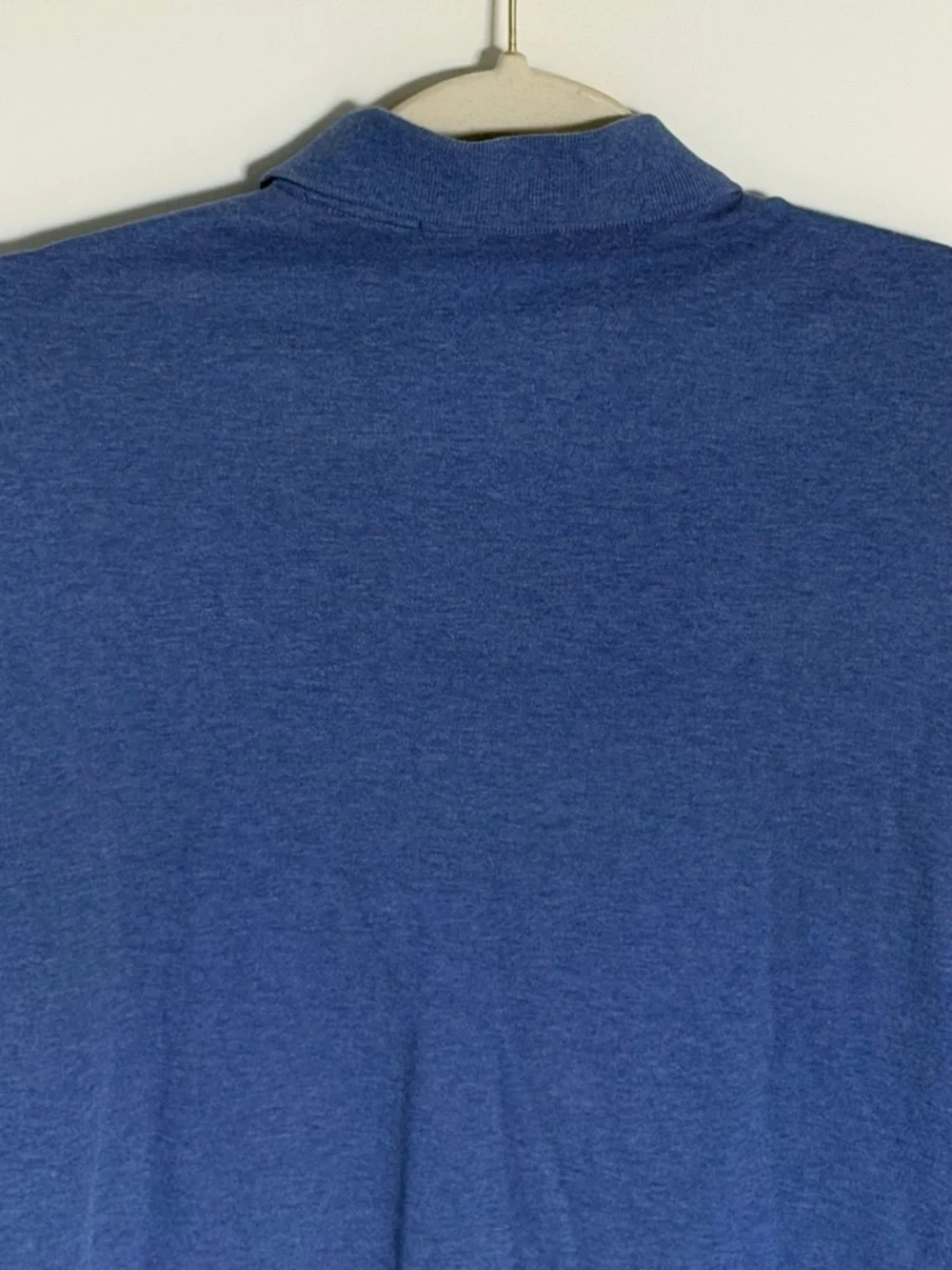 Polo by Ralph Lauren Men's Blue Custom Slim Fit Mesh Polo Medium 39812